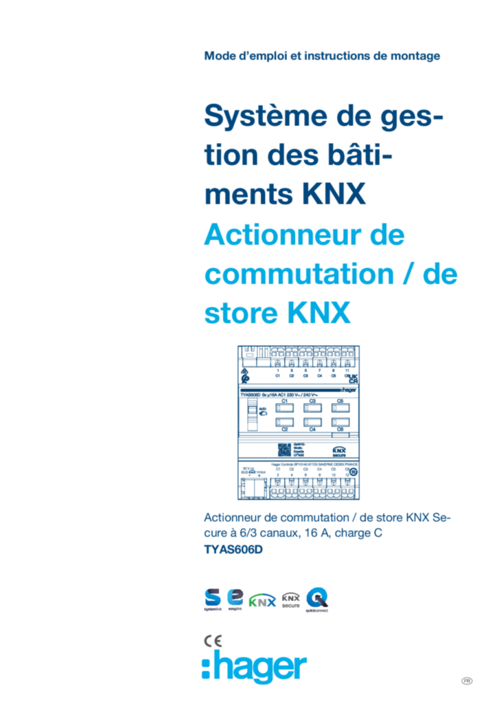 Bild Handbuch fr-FR, fr-BE, fr-CH 2025-02-21 | Hager Schweiz
