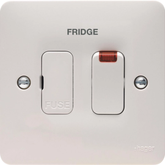 WMSSU83N/FRI - 13A FCU Switched with LED Indicator Marked FRIDGE
