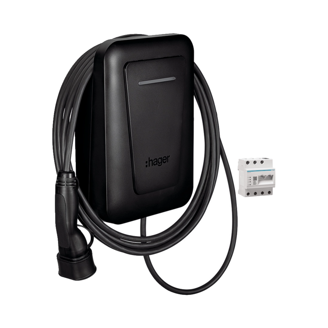 Lade­sta­tion witty pro Lade­sta­ti­onen | Hager DE