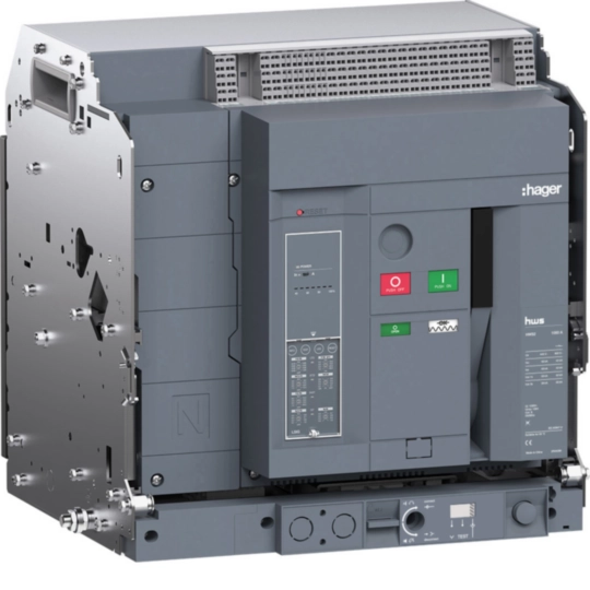 HWS2M410D2AE - Air Circuit Breaker HWS2 50kA 1000A 4P Drawout LSIG