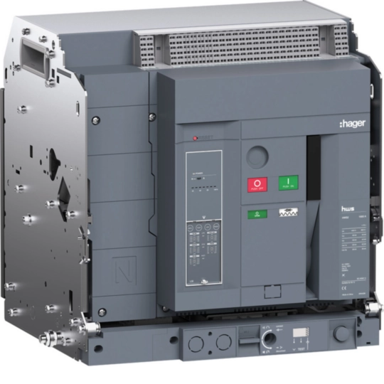 HWS2M416D1AE - Air Circuit Breaker HWS2 50kA 1600A 4P Drawout LSI