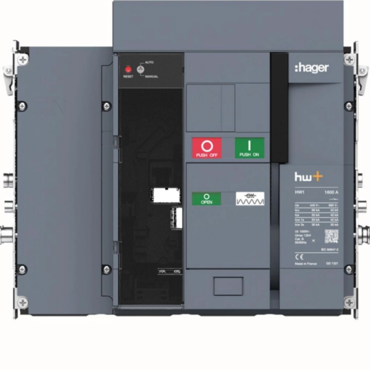 HW1E416DE - Int.automático ACB HW1 1600A 4P 66kA extraíble p.unidad disparo sentinel Energy