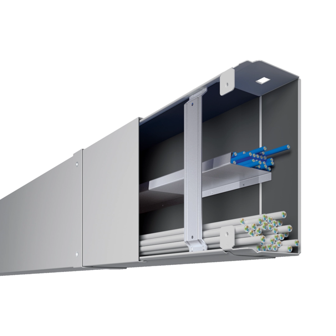 Feuer­wi­der­stands­fä­hige Leitungs­füh­rungs­sys­teme und Brand­schutz Zubehör Leitungs­füh­rungs­sys­teme | Hager DE