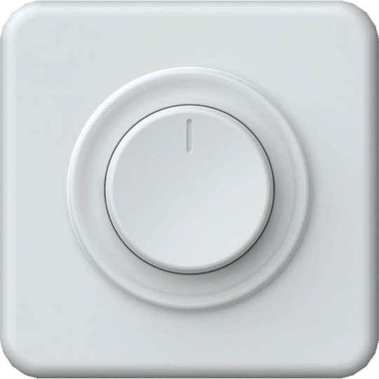 WH15300500C - origin à encastrer variateur rotatif phase descendante blanc