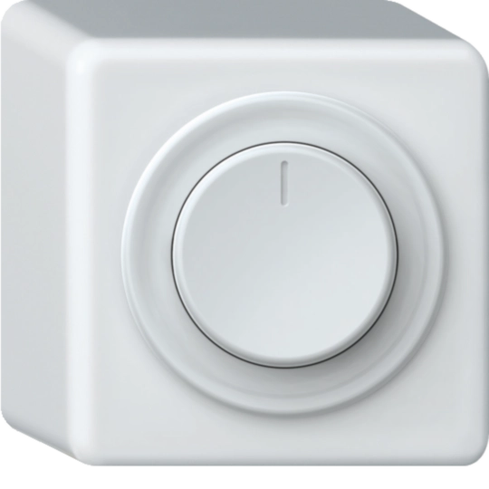 WH15300500Q - origin apparent variateur rotatif phase descend. 20-500W blanc