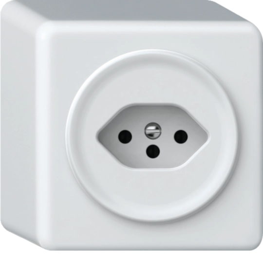 WH15580300Q - origin apparent prise 1x type 13 blanc