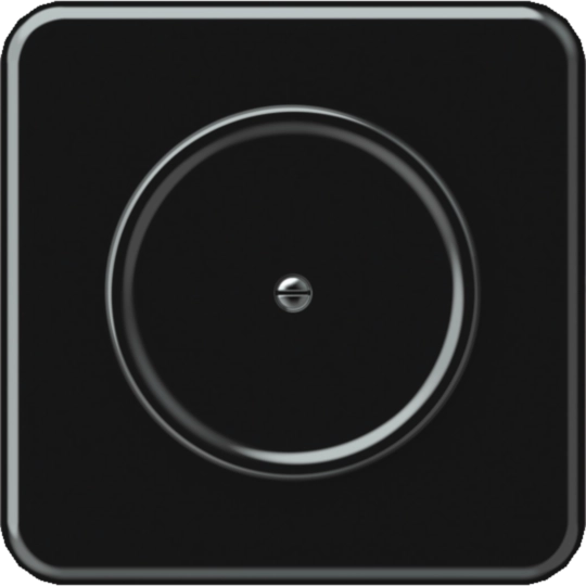 WH15920405C - origin à encastrer plaque de fermeture 58 mm avec vis noir