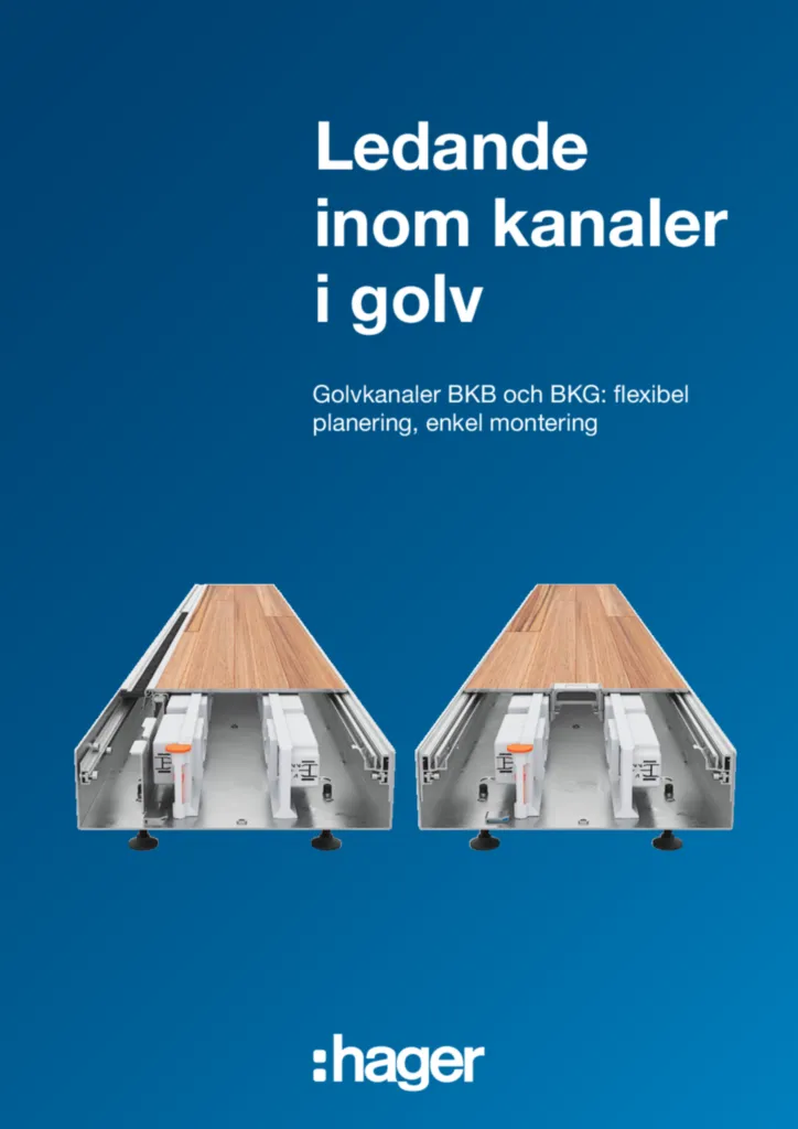 Bild Golvkanaler BKB och BKG | Hager Sverige