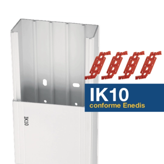 B17870 - Goulotte de distribution cloisonnable IK10 à - 5°C Ta-g 120x60 1 comp. blanche
