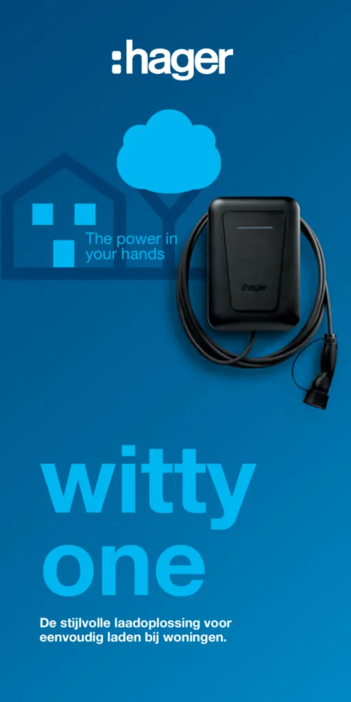 Afbeelding witty one flyer laadstation | Hager Nederland