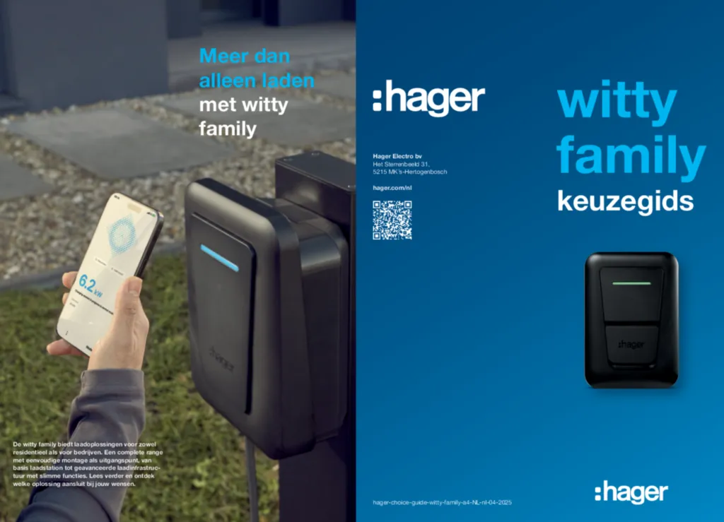 Afbeelding keuzegids witty family laadstations 2025 | Hager Nederland