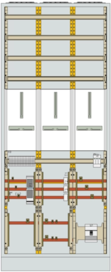 MWFR23E1-T-1253 - Klein-Messwandler,Tirol,125A,als Standschrank,1950x800x275,IP55,3xNZ-Reihen