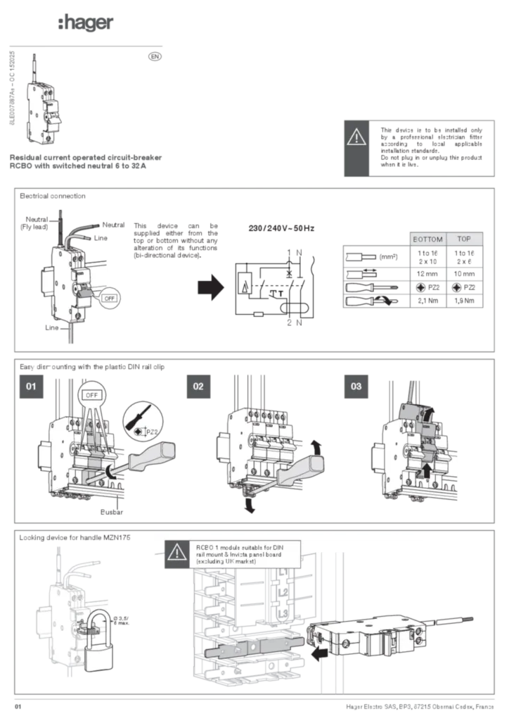 Image Installation manual International 2025-04-02  | Hager