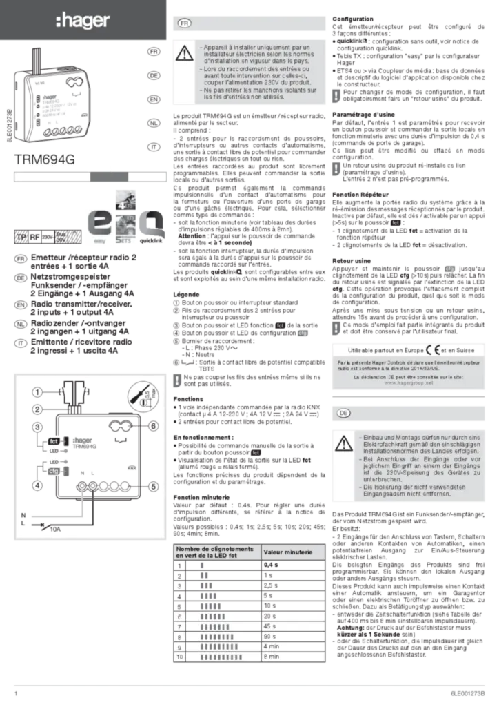 Slika Upute fr-FR, de-DE, en-GB, nl-NL, it-IT 2017-03-28  | Hager