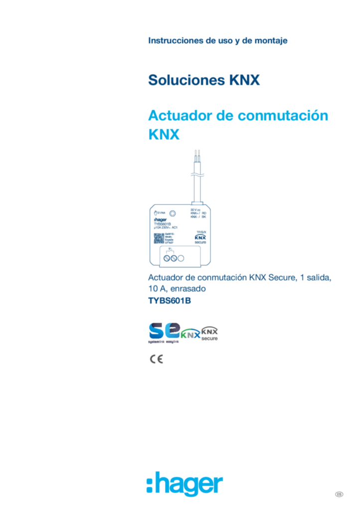 Obrázek Návod k použití es-ES 2025-05-12 | Hager