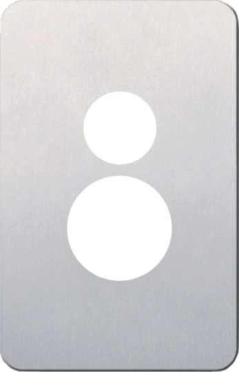 WBSVCP1-AL - Silhouette Aluminium cover for WBSP1VS