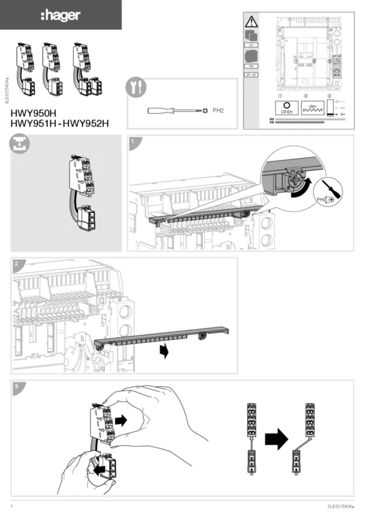 Immagine Manuale di installazione International 2022-11-09 | Hager Italia