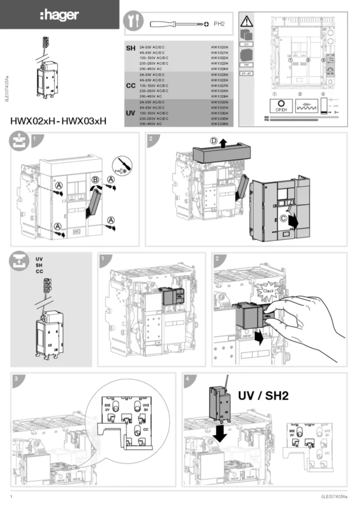 Image Guide d'installation International 2025-06-13 | Hager Suisse