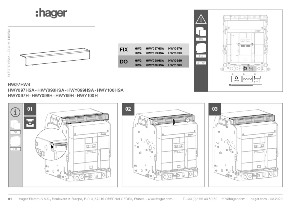 Immagine Manuale di istruzioni International 2025-06-16 | Hager Italia