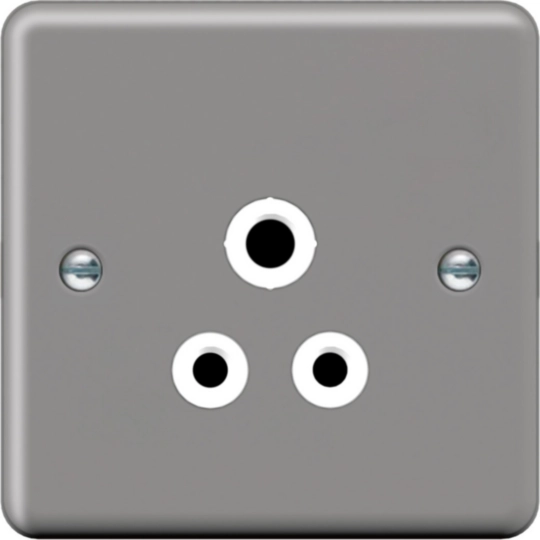 WPS51BKO - 1G 5A Unswitched Socket &amp; Back Box with Knockouts