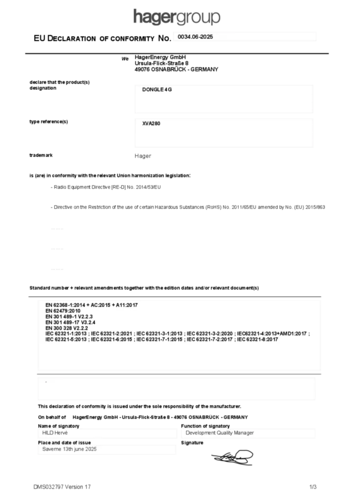 Bild EU-försäkran (DoC) en-GB 2025-06-13 | Hager Sverige