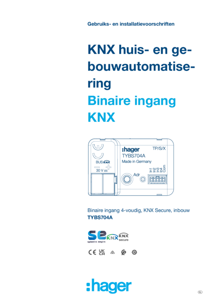 Afbeelding Instructiehandleiding nl-NL 2025-06-10 | Hager Nederland