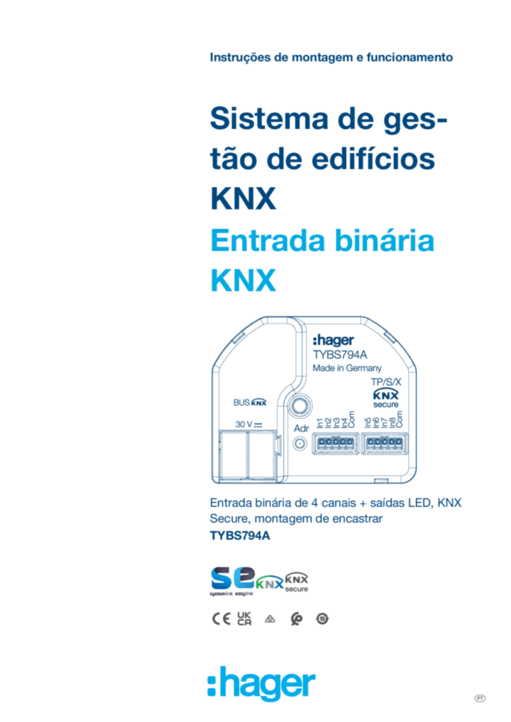 Imagem Manual de instruções pt-PT 2025-04-28 | Hager Portugal