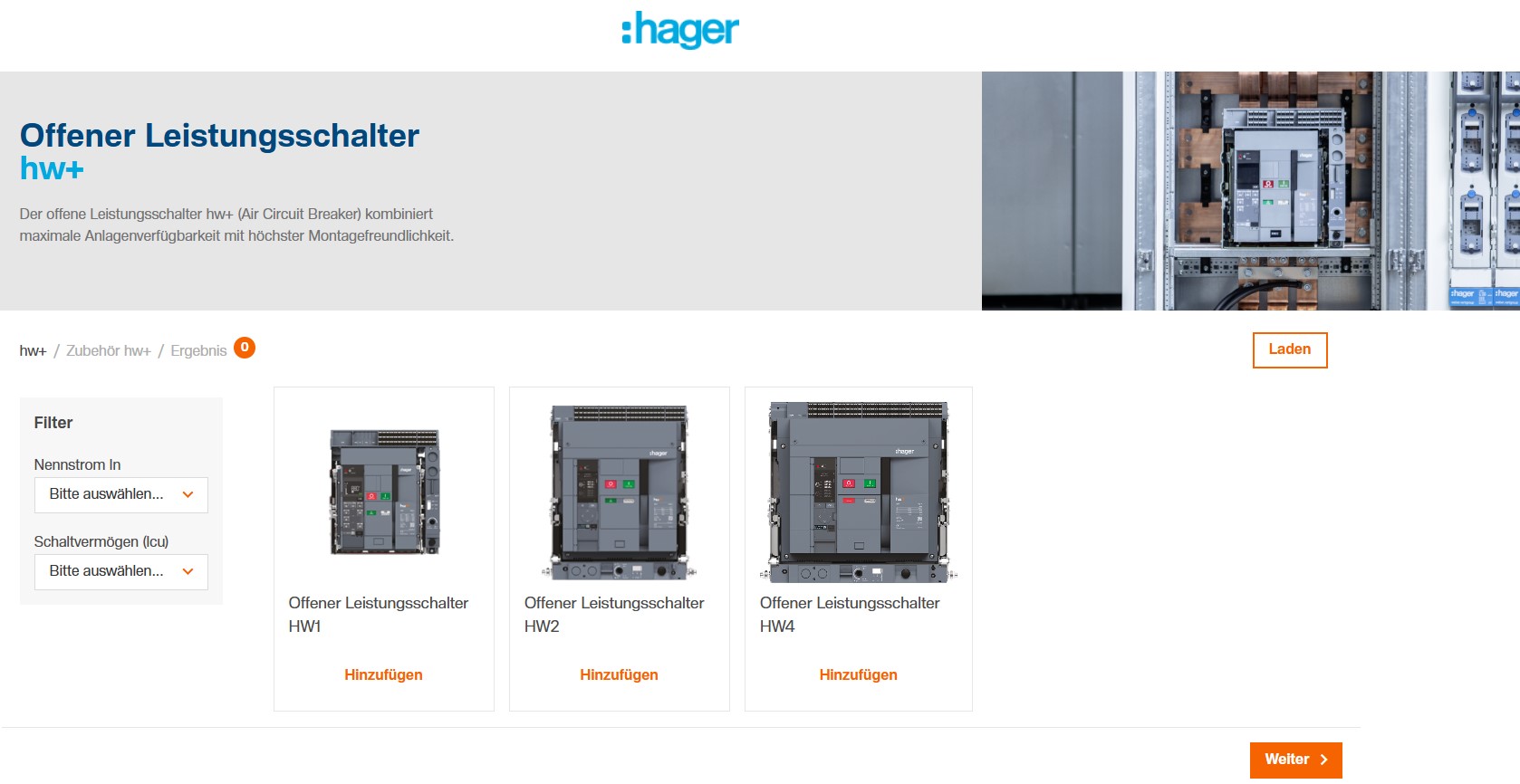 Bild Web Konfigurator HW+ | Hager Deutschland