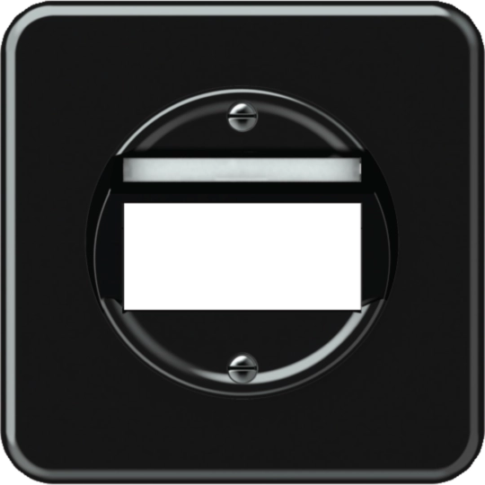 WH45141005C - origin à encastrer Kit de montage sortie oblique module MM noir