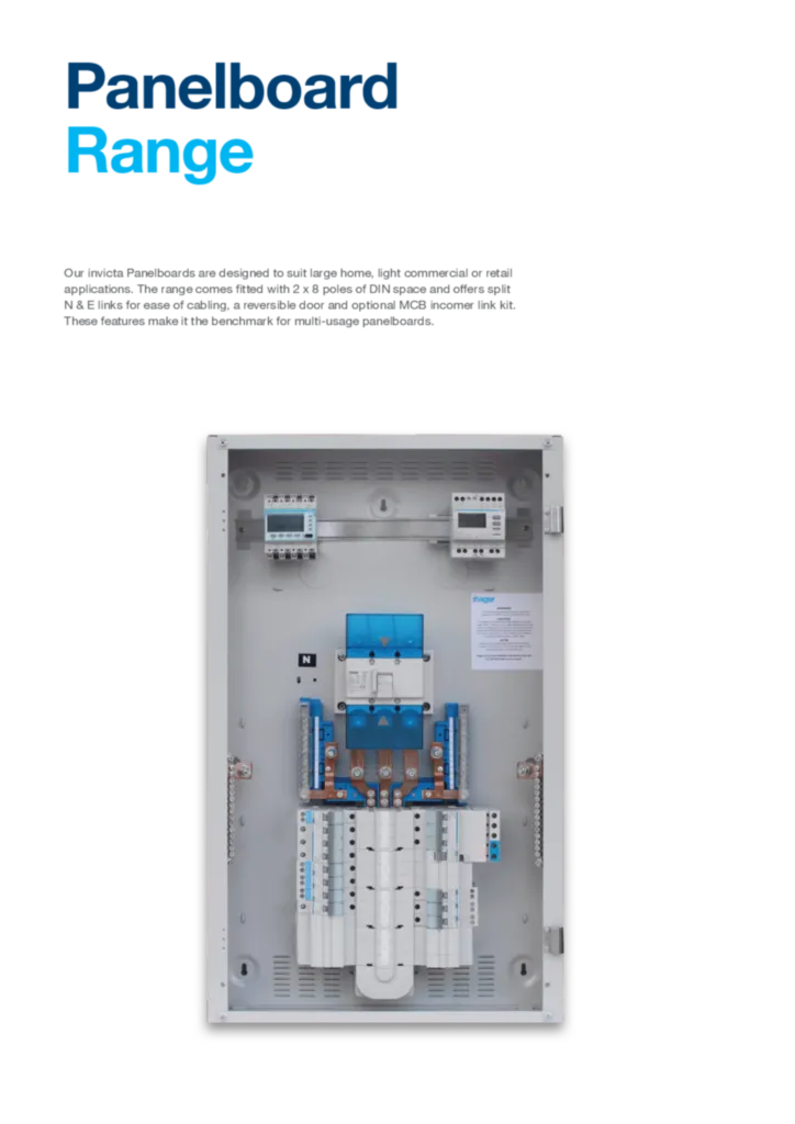Image NZ Catalogue - enclosures & panelboards  | Hager New Zealand