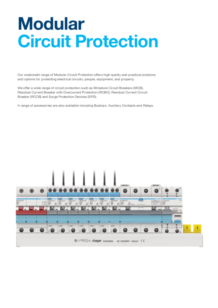 Image NZ Catalogue - Modular Circuit Protection  | Hager New Zealand