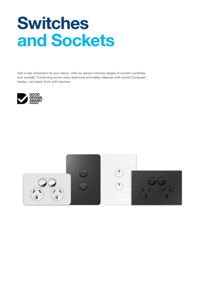 Image NZ Catalogue - Switches & Sockets  | Hager New Zealand