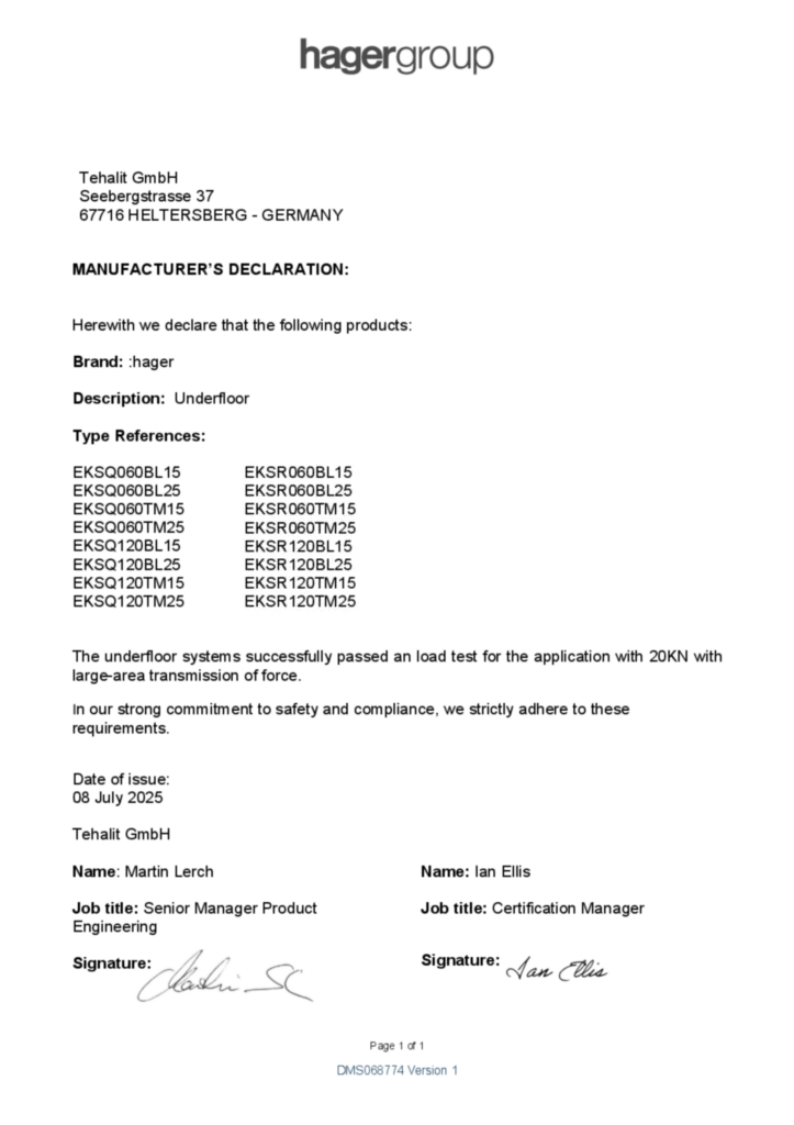 Bild Leistungserklärung en-GB 2025-07-08 | Hager Deutschland