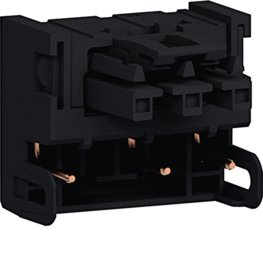 Steckdose Direkt Klipping 45×45 Ausgangsbuchse 180° WAGO Winsta 3 polig