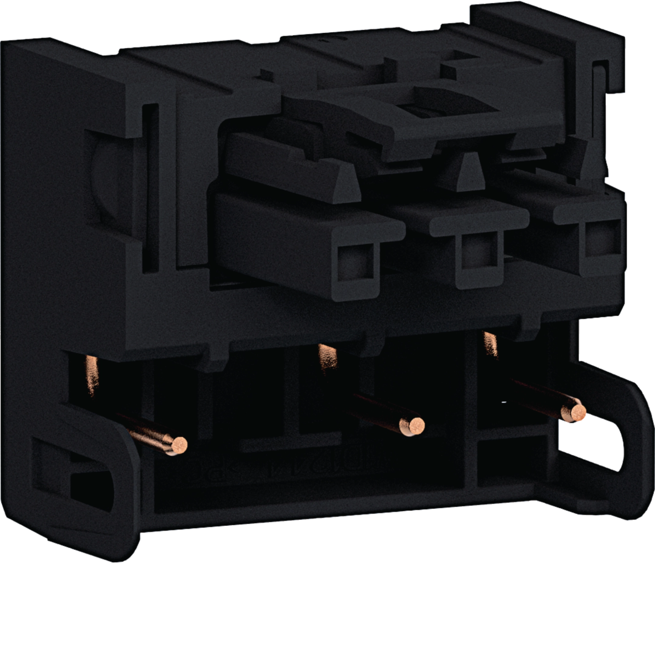 Steckdose Direkt Klipping 45x45 Ausgangsbuchse 180° WAGO Winsta 3 polig