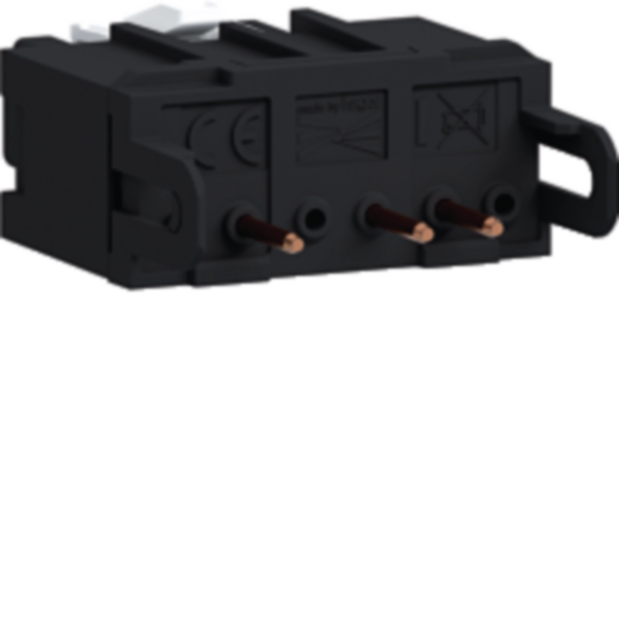 Steckdose Direkt Klipping 45x45 Eingangsstecker 0° WAGO Winsta 3 polig