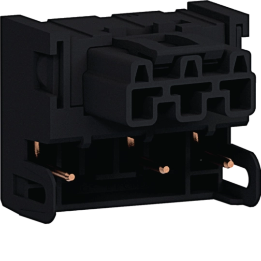 Steckdose Direkt Klipping 45×45 Eingangsstecker 180° WAGO Winsta 3 polig