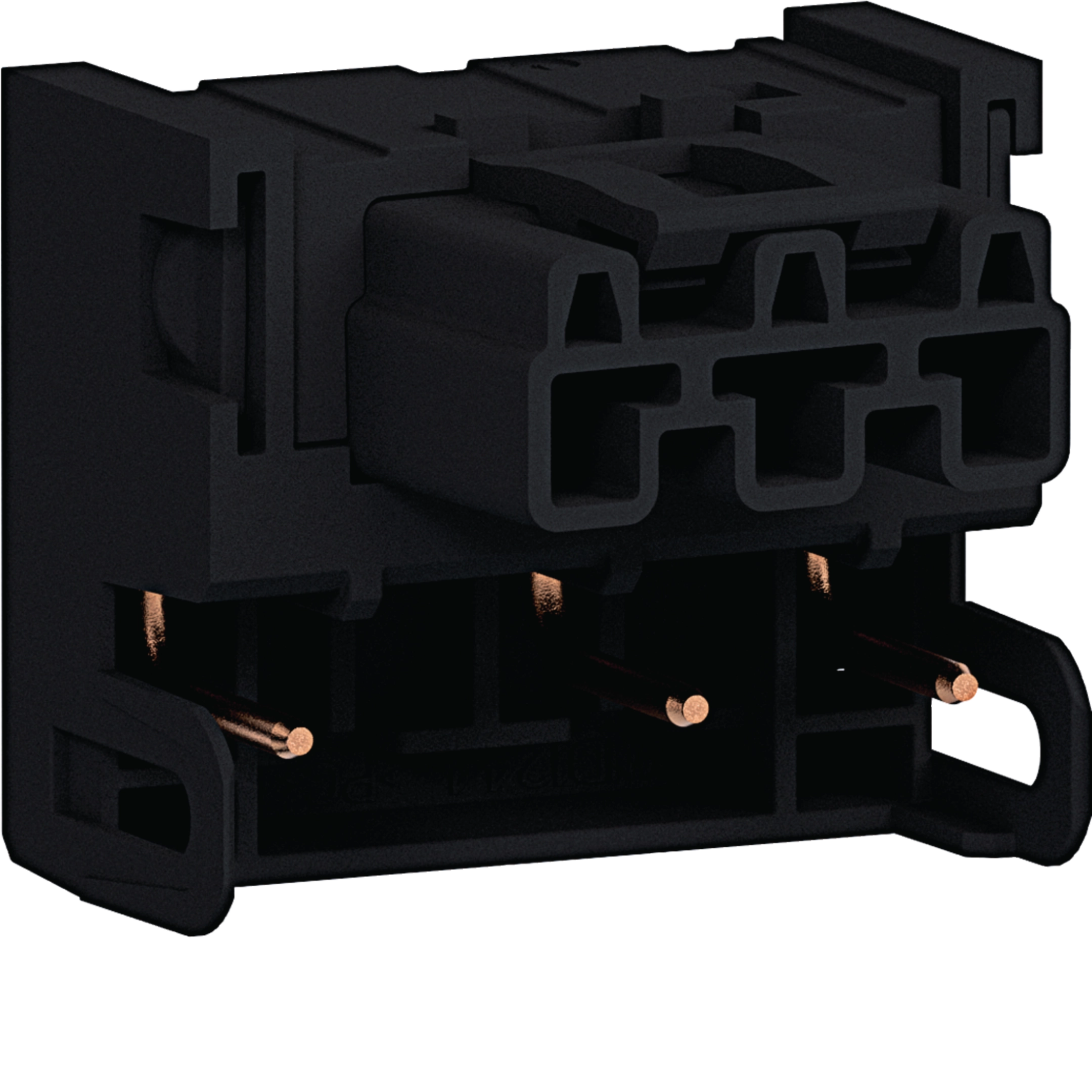 Steckdose Direkt Klipping 45x45 Eingangsstecker 180° WAGO Winsta 3 polig