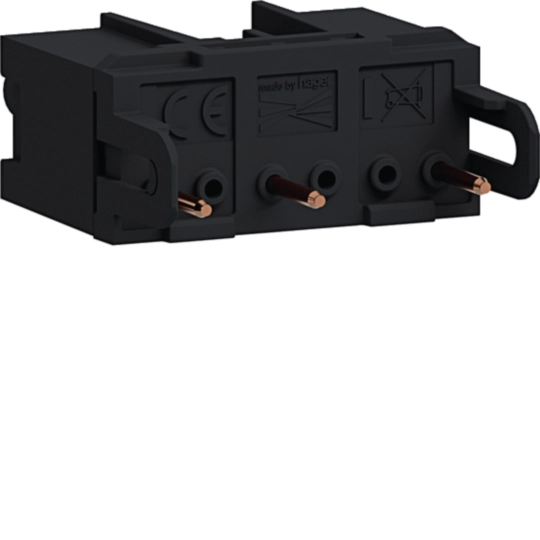 Steckdose Direkt Klipping 45×45 Ausgangsbuchse 0° WIELAND GST18 3 polig