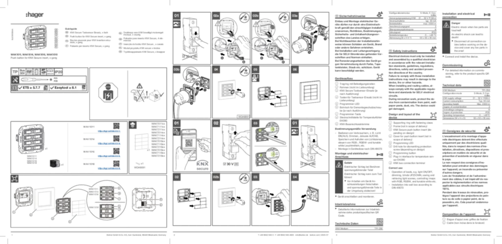 Bild Montageanleitung de-DE, en-GB, fr-FR, it-IT, nl-NL, es-ES, pt-PT, pl-PL 2025-07-21 | Hager Deutschland