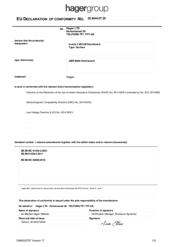 Image Declaration of conformity en-GB 2025-07-07  | Hager