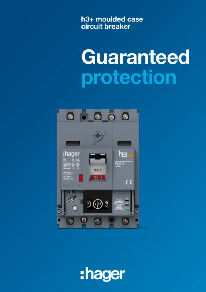 Image h3+ MCCB brochure  | Hager