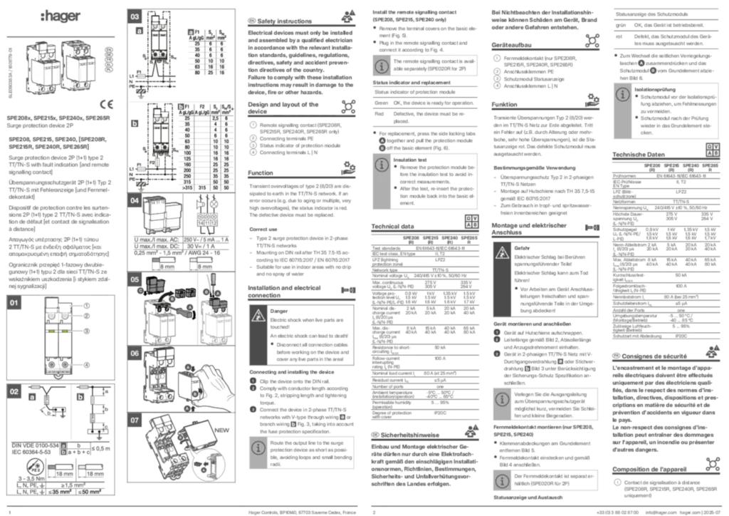 Bild Montageanleitung International 2025-08-07 | Hager Deutschland