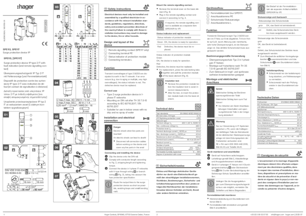 Zdjęcie Instrukcja montażu International 2025-08-07 | Hager Polska