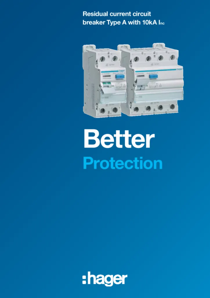 Image RCCB type A leaflet MY  | Hager