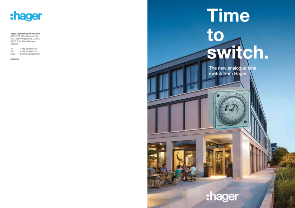 Image Time switch EHN711 catalogue MY  | Hager
