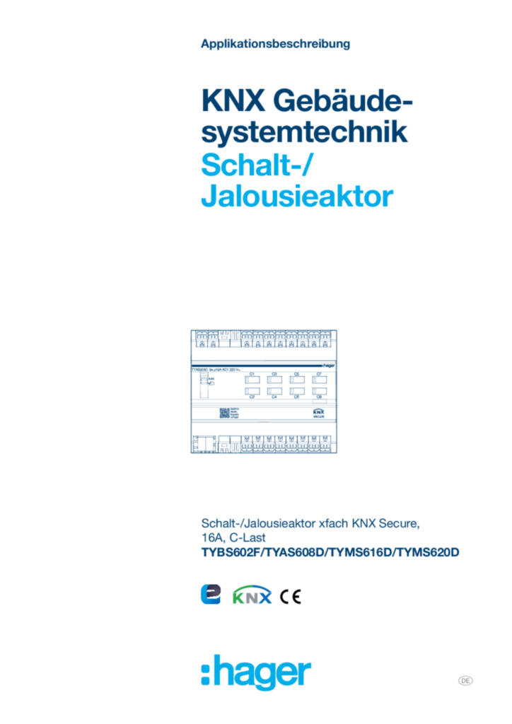 Bild Applikationshandbuch de-DE 2024-06-27 | Hager Deutschland