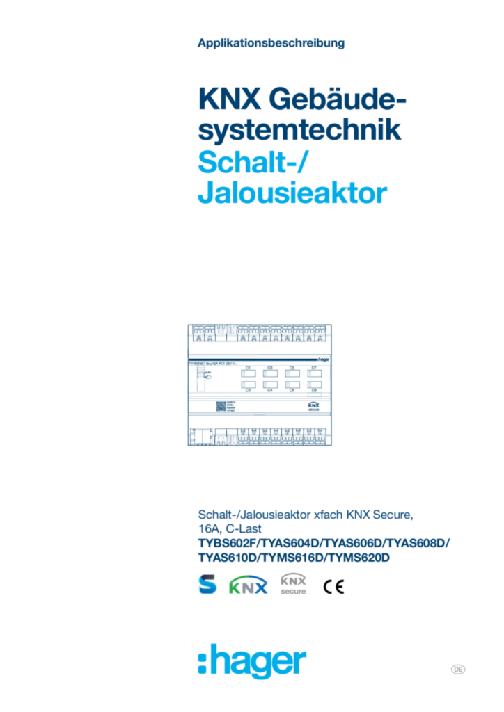 Bild Applikationshandbuch de-DE 2023-03-22 | Hager Deutschland