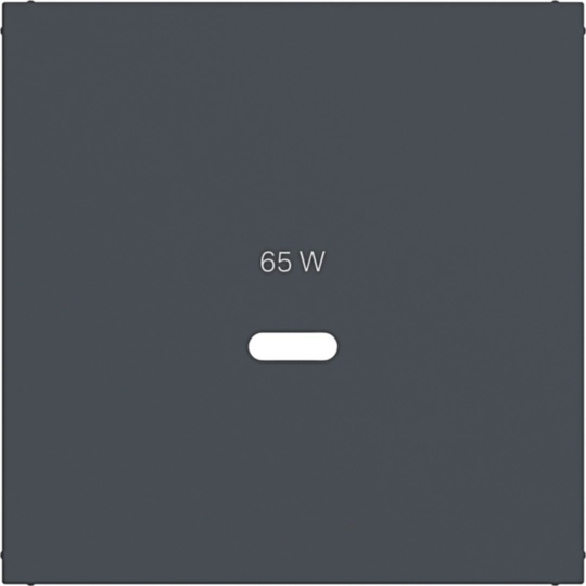 WAF1511AT - Centraalplaat voor USB-C-contactdoos, A.x/C.x, antraciet