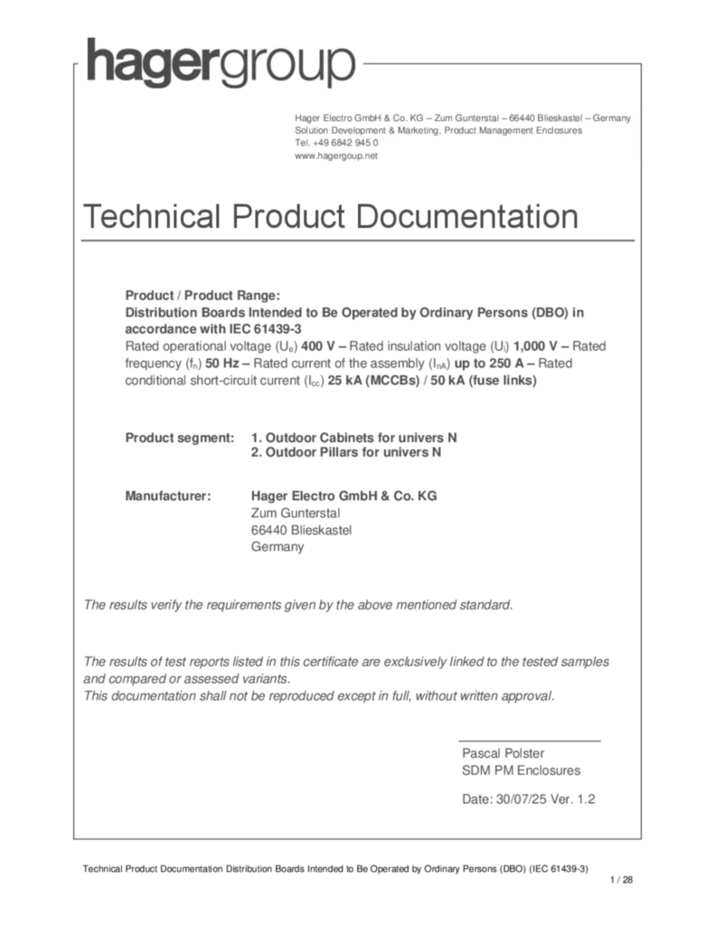 Afbeelding Productgegevensblad en-GB 2025-07-30 | Hager Nederland